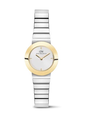Daniel Wellington DW Watch Stella Piano-Link White Two-Tone 24mm Gold