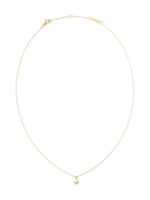 Daniel Wellington naszyjnik z zawieszką damski ze stali nierdzewnej z perłą