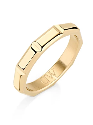 Daniel Wellington pierścionek damski ze stali nierdzewnej Bric Ring Icon złoty