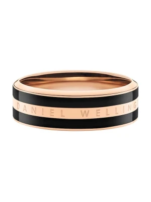Daniel Wellington pierścionek Emalie Ring Black RG 52 różowy