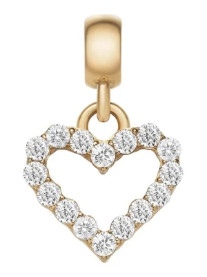 Daniel Wellington zawieszka z kryształków Charm Heart White Crystal