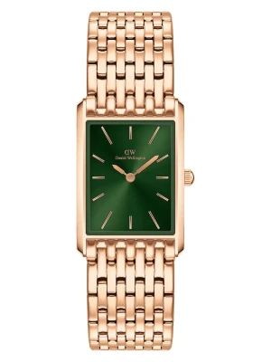 Daniel Wellington zegarek Bound 9-Link Emerald Sunray złoty