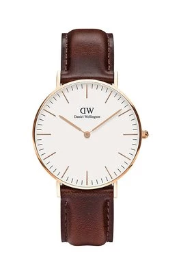 Daniel Wellington zegarek Classic 36 Bristol kolor brązowy