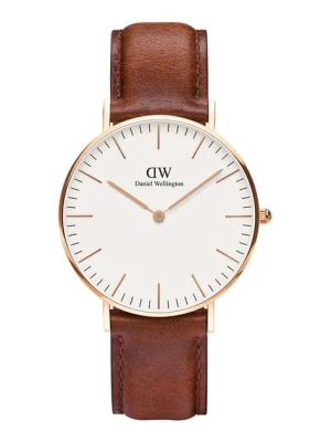 Daniel Wellington zegarek Classic 36 St Mawes kolor brązowy