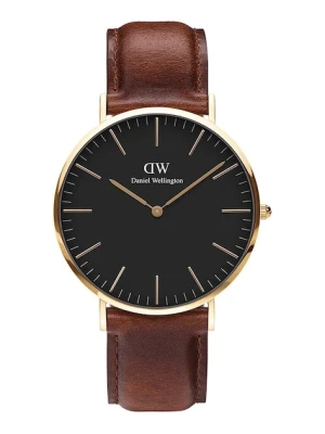 Daniel Wellington zegarek Classic 40 St Mawes męski kolor brązowy