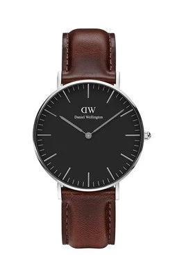 Daniel Wellington zegarek Classic Black Durham 36 męski kolor brązowy DW00100143