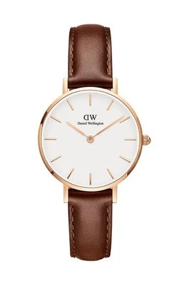 Daniel Wellington zegarek damski kolor brązowy DW00100231