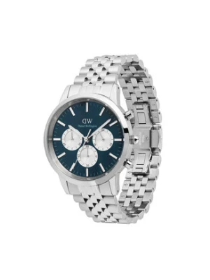 Daniel Wellington Zegarek Iconic Chronograph DW00100874 Srebrny