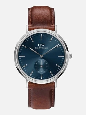 Daniel Wellington zegarek męski kolor brązowy