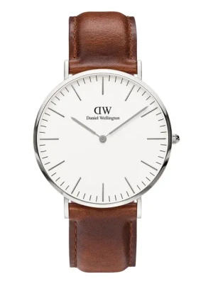 Daniel Wellington zegarek męski kolor brązowy DW00100021
