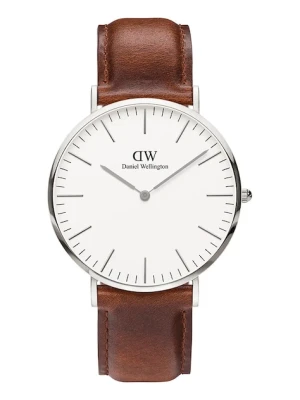 Daniel Wellington zegarek męski kolor brązowy DW00100021
