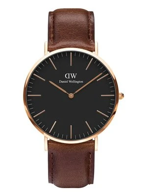 Daniel Wellington zegarek męski kolor brązowy DW00100125