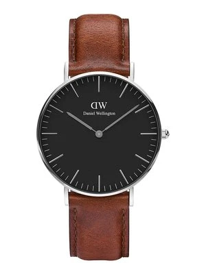 Daniel Wellington zegarek męski kolor brązowy DW00100142