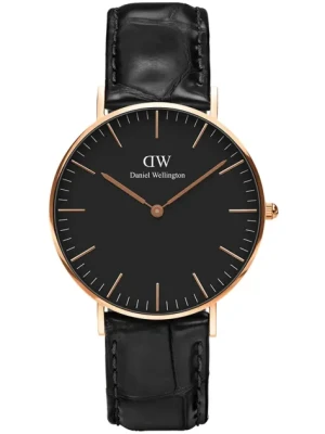 Daniel Wellington zegarek męski kolor czarny DW00100129