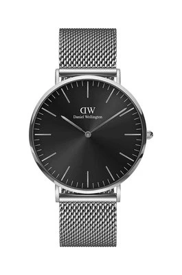 Daniel Wellington zegarek męski kolor srebrny