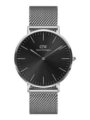 Daniel Wellington zegarek męski kolor srebrny