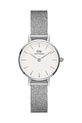 Daniel Wellington zegarek Petite 24 Pressed Sterling damski kolor srebrny