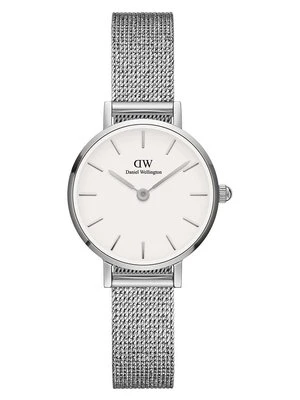 Daniel Wellington zegarek Petite 24 Pressed Sterling damski kolor srebrny