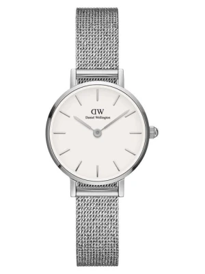 Daniel Wellington zegarek Petite 24 Pressed Sterling damski kolor srebrny