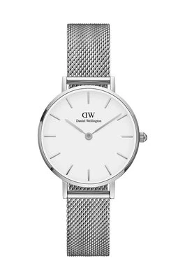 Daniel Wellington zegarek Petite 28 Sterling damski kolor srebrny