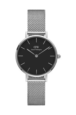 Daniel Wellington zegarek Petite 28 Sterling damski kolor srebrny