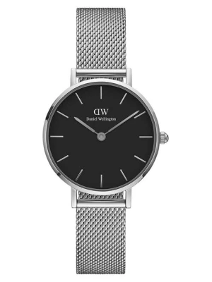 Zdjęcie produktu Daniel Wellington zegarek Petite 28 Sterling damski kolor srebrny