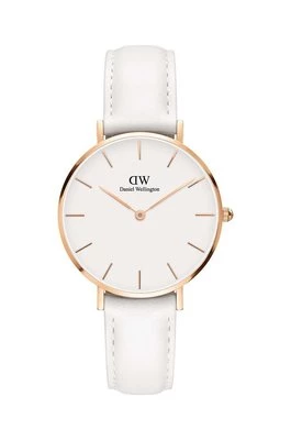 Daniel Wellington zegarek Petite 32 Bondi damski kolor biały