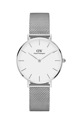 Daniel Wellington zegarek Petite 32 Sterling damski kolor srebrny