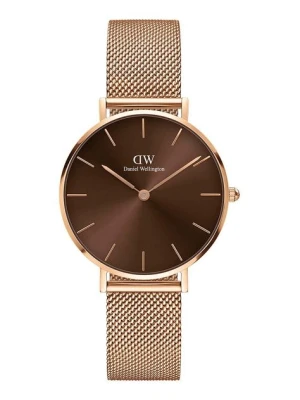 Daniel Wellington zegarek PETITE AMBER damski kolor złoty