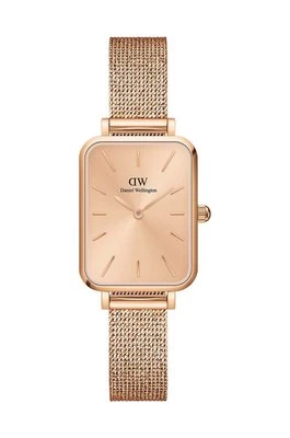 Daniel Wellington zegarek Quadro 20X26 damski kolor różowy