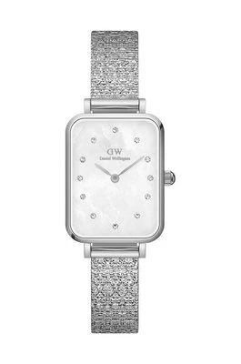 Daniel Wellington zegarek Quadro 20x26 Lumine damski kolor srebrny
