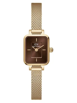 Daniel Wellington zegarek Quadro damski kolor złoty