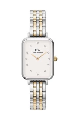 Daniel Wellington zegarek Quadro Lumine 5-Link damski kolor srebrny