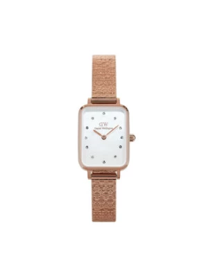 Daniel Wellington Zegarek Quadro Lumine Pressed Piano DW00100578 Złoty