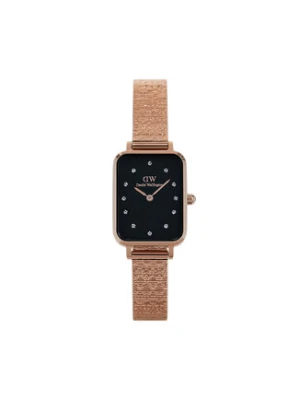 Daniel Wellington Zegarek Quadro Lumine Pressed Piano DW00100579 Złoty