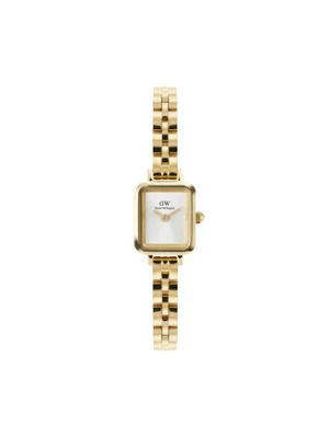 Daniel Wellington Zegarek Quadro Mini DW00100850 Złoty