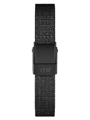 Daniel Wellington zegarek Quadro Petite Pressed Ashfield Black damski kolor czarny