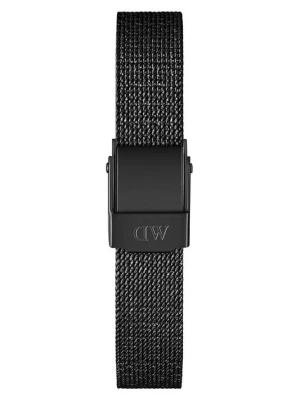 Daniel Wellington zegarek Quadro Petite Pressed Ashfield Black damski kolor czarny