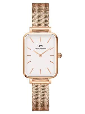 Daniel Wellington zegarek Quadro Pressed damski kolor różowy