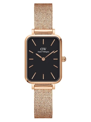 Daniel Wellington zegarek Quadro Pressed damski kolor różowy