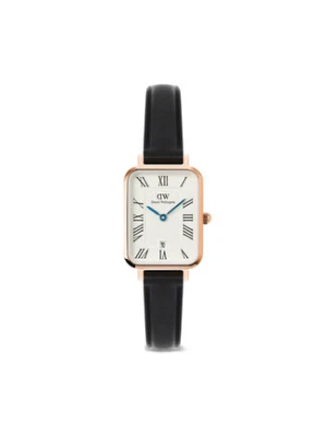 Daniel Wellington Zegarek Quadro Sterling Roman Numerals DW00100862 Czarny