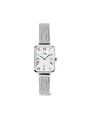 Daniel Wellington Zegarek Quadro Sterling Roman Numerals DW00100863 Srebrny