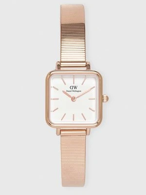 Daniel Wellington zegarek Quadro Studio damski kolor różowy