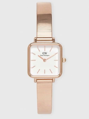 Zdjęcie produktu Daniel Wellington zegarek Quadro Studio damski kolor różowy