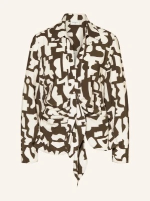 dante6 Bluzka d6ozane Z Wiązaniem gruen