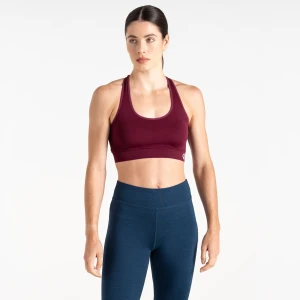 Dare 2b Biustonosz sportowy damski Dont Sweat It Fioletowy, Rozmiar: