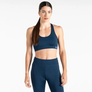 Dare 2b   Biustonosz sportowy damski Dont Sweat It Niebieski, Rozmiar:
