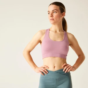 Dare 2b Biustonosz sportowy damski szybkoschnący Don't Sweat It III Różowy, Rozmiar: