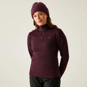 Dare 2b Bluza damska z suwakiem 1/4 Blindside Fioletowy, Rozmiar: