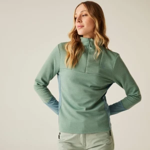 Dare 2b Bluza damska z suwakiem 1/4 Iced Zielony, Rozmiar: